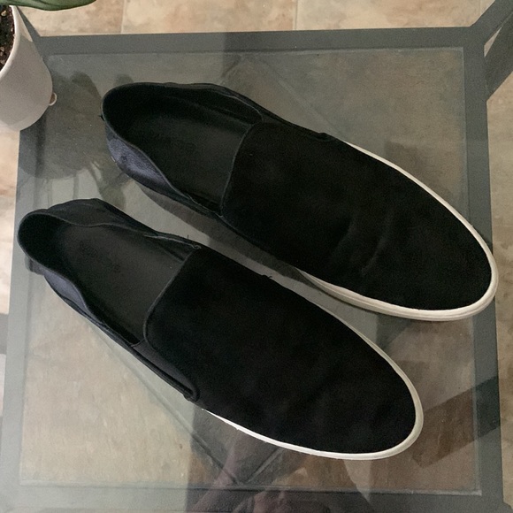 🔥1/2 of Summer Sale!🔥 VINCE Garvey Round Toe Slip-On Suede & Leather Sneakers - Picture 10 of 14